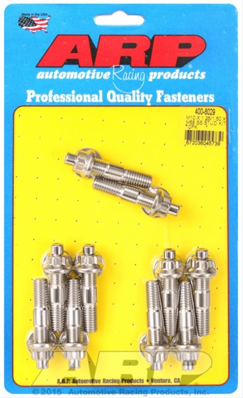 ARP M10 X 1.25/1.50 X 55mm broached stud kit 10pcs