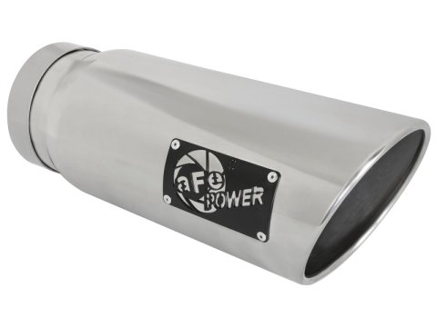 aFe MACH Force-Xp 5in Inlet x 6in Outlet x 15in length Polished Exhaust Tip
