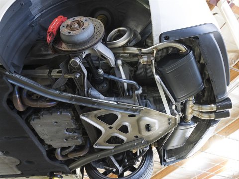 aFe MACH Force-Xp 2in 304 SS Cat-Back Exhaust w/Carbon Fiber Tips 13-16 Porsche Boxster 2.7L/3.4L