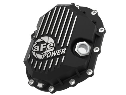 aFe Power 11-18 GM 2500-3500 AAM 9.25 Axle Front Differential Cover Black Machined Street Series