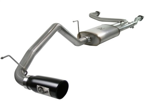 aFe MACH Force XP Exhaust Cat-Back 2.5/3in SS-409 w/ Black Tip 04-12 Nissan Titan V8 5.6L
