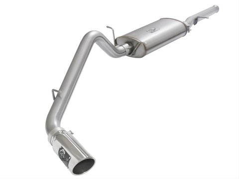 aFe MACH Force XP Exhausts Cat-Back Polished Tips 09-17 GM Silverado 1500 4.3/5.3L RegCab SB/LB