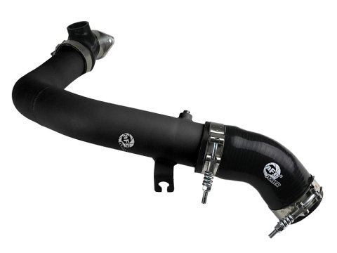 aFe BladeRunner 2.5in Aluminum Hot Side Charge Pipe 15-20 Subaru WRX 2.0T - Black