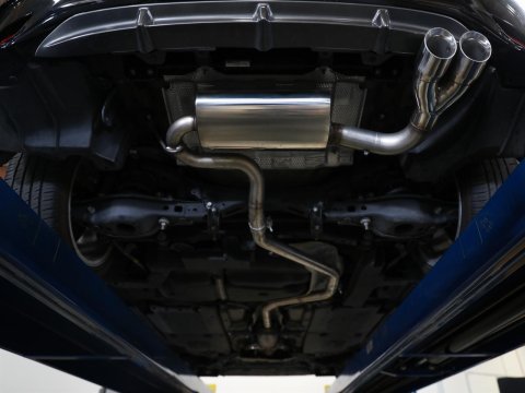 aFe POWER Takeda 2in to 2-1 304 SS Cat-Back Exhaust w/ Black Tips 11-17 Lexus CT200h 1.8L