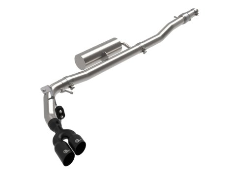 aFe Rebel Series 3in 304 SS Cat-Back Exhaust Side Exit w/ Black Tips 19-20 Ford Ranger L4-2.3L (t)