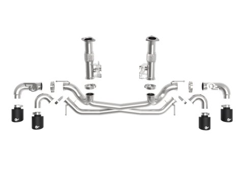 aFe MACH Force-Xp 304 Stainless Steel Cat-Back Exhaust Black 2020 Chevrolet Corvette C8