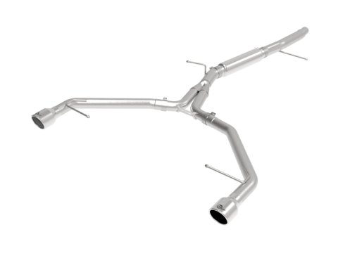 aFe MACH Force XP 3in-2.5in SS Exhaust Axle-Back 17-19 Audi A4 (B9) L4-2.0L (t) - Polished