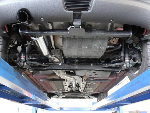 aFe Takeda Exhaust Cat-Back 304 Stainless Steel 11-14 Nissan Juke L4 1.6L (t) Polished Tip