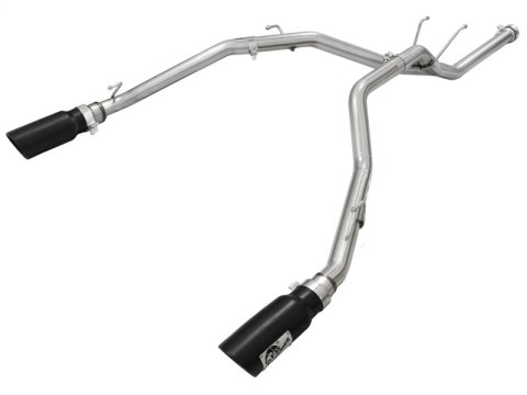 aFe MACH Force XP DPF-Back Exhaust 2.5in SS with Black Tips 2014 Dodge Ram 1500 V6 3.0L EcoDiesel