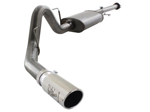 aFe MACH Force XP SS Exhaust 3in Cat-Back w/4.5in Polished Tip 11-14 Ford F150 Ecoboost V6 3.5Ltt