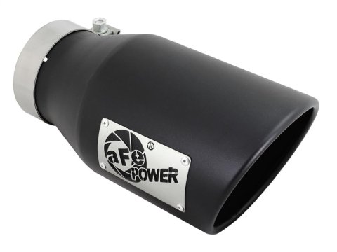 aFe Diesel Exhaust Tip Bolt On Black 4in Inlet x 6in Outlet x 12in
