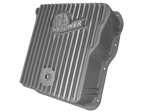 aFe Transmission Pan Cover (Raw); GM Diesel Trucks 01-14 V8-6.6L (td)