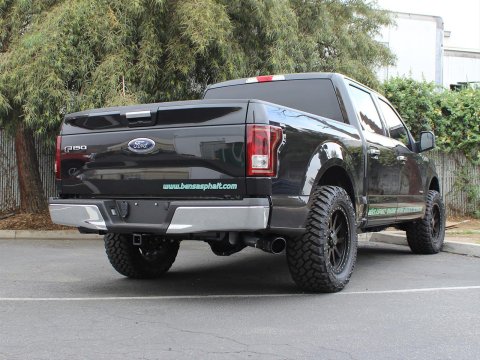 aFe MACH Force XP SS Exhaust 3in to 3.5in Cat-Back w/ Black Tip 15 Ford F-150 EcoBoost V6 2.7/3.5Ltt