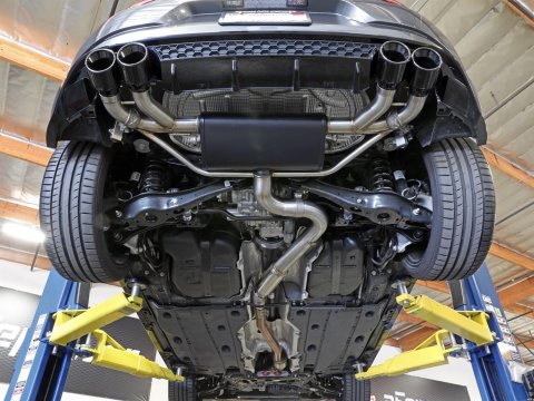 aFe POWER MACH Force-Xp 15-19 Volkswagen Golf R L4-2.0L(T) 304 SS Cat-Back Exhaust System - Black