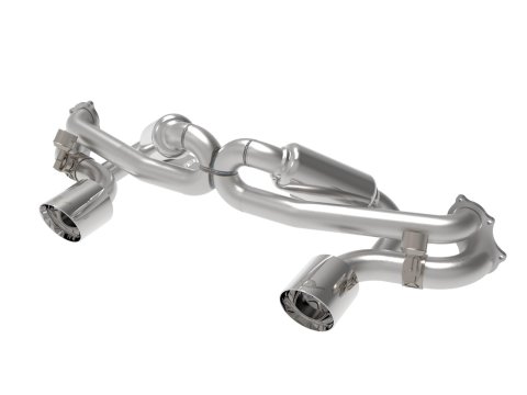 aFe MACH Force XP 2.25in-2.5in 304SS Exhaust Cat-Back 20-22 Porsche Cayman GT4 (718) - Polished Tips