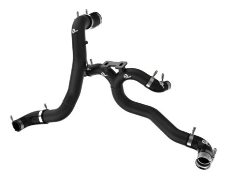 aFe 18-22 Kia Stinger V6-3.3L BladeRunner Alum Hot/Cold Charge Pipe Kit Black