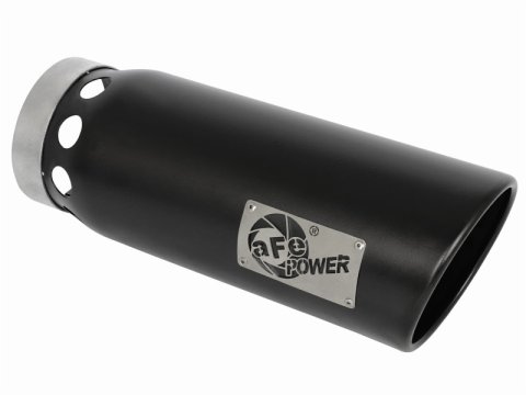aFe MACH Force XP Cat-Back SS-304 5in Intercooled Exh Tip 5in In x 6in Outx16inL Bolt-On Right Blk