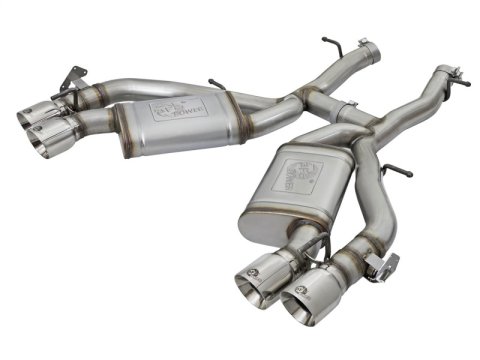 aFe MACH Force XP 3in 304 SS Axle-Back Dual Exhaust (NPP) w/ Polished Tips 16-17 Camaro SS V8-6.2L