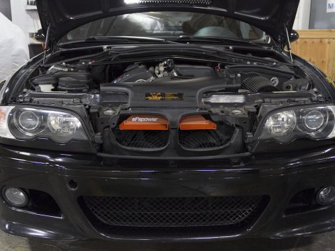 aFe MagnumFORCE Intakes Scoops AIS BMW 3-Series/ M3 (E46) 01-06 L6 - Orange