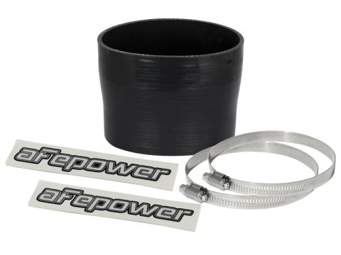 aFe Magnum FORCE (3-3/4in ID to 3-1/2in ID x 3in L) Straight Reducing Coupler - Black