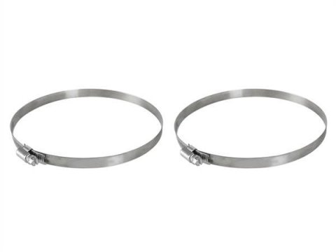 aFe Magnum FORCE Worm Gear Hose Clamps - 4-1/8in to 7in ID (Pair)