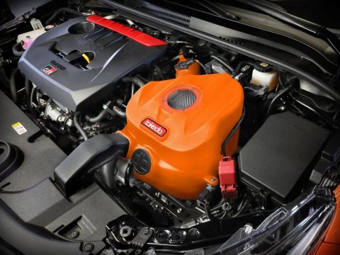 aFe 2023+ Toyota GR Corolla Takeda Momentum Cold Air Intake System Orange w/ Pro DRY S Filter