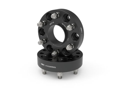 aFe CONTROL Billet Aluminum Wheel Spacers 6x5.5mm / CB 77.8mm / 1.5in - 19-25 RAM 1500