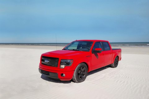 MaxTrac 09-14 Ford F-150 2WD 3.5L V6 EcoBoost/5.0L V8 5in Rear Lowering Flip Kit