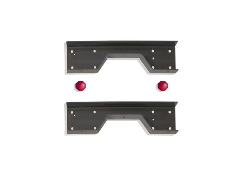 MaxTrac 88-98 GM C1500/2500 2WD 5/6 Lug Rear C-Frame Support Section - Pair