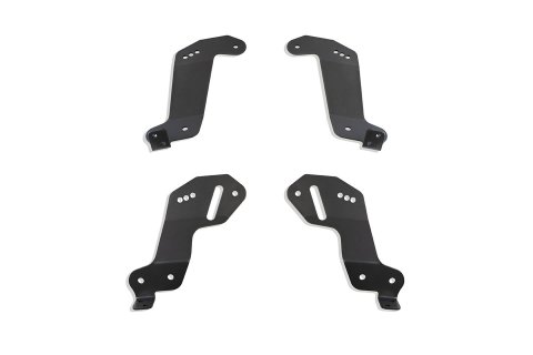 MaxTrac 07-18 Jeep Wrangler JK 2WD/4WD Front Caster Correction Brackets (0-4.5in Lift)