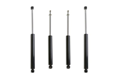 MaxTrac 17-19 Ford F-250/350 4WD Dually 4in Front & 1in Rear Shock Absorbers