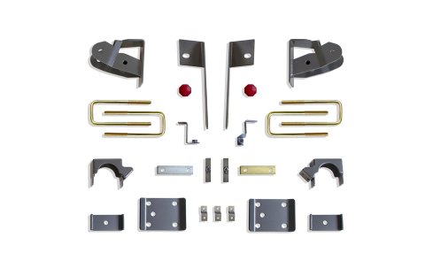 MaxTrac 2019+ GM C/K1500 2WD/4WD 5in Rear Adj. Lowering Flip Kit