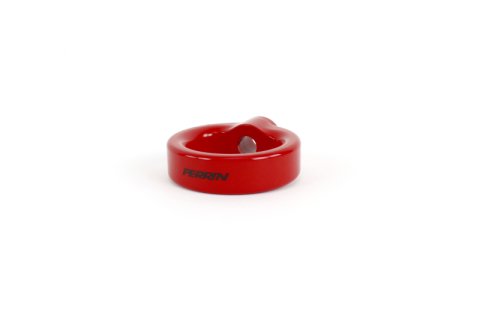 PERRIN Tow Hook Upgrade Kit - Red (For PERRIN License Plate Relocates Only)