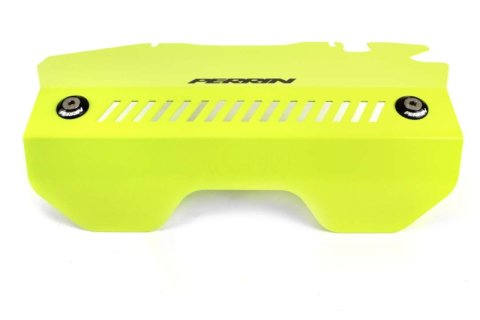 PERRIN 15-21 Subaru WRX Pulley Cover - Neon Yellow