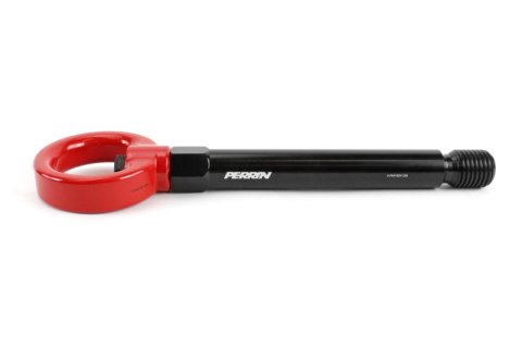 PERRIN 17-21 Honda Civic Si/Type R/Touring/Hatchback Tow Hook Kit Rear - Red