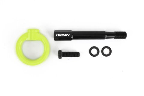 PERRIN 22-26 Subaru WRX / 18-23 Crosstrek Tow Hook Kit (Rear) - Neon Yellow