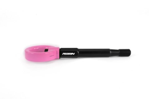 PERRIN 18-21 Subaru WRX & STI / 13-25 BRZ / 17-20 Toyota 86 Tow Hook Kit (Front) - Hyper Pink