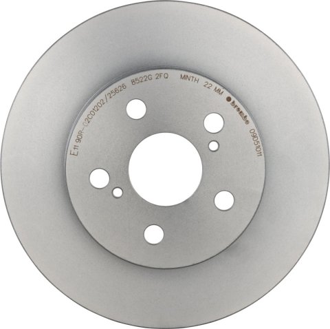 Brembo 15-20 Acura TLX/17-22 Honda CR-V Rear UV Coated Rotor