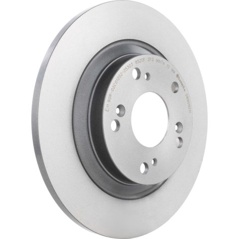 Brembo 15-18 Porsche Macan Front Grooved UV Coated Rotor