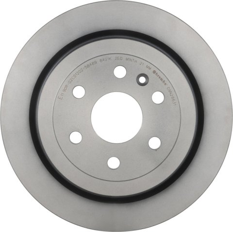 Brembo 09-15 Toyota Venza Rear UV Coated Rotor