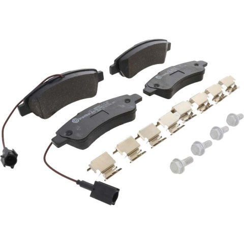Brembo OE 2015 RAM ProMaster 1500/17-21 ProMaster 1500/2015 ProMaster 2500 Low-Met Brake Pad - Rear