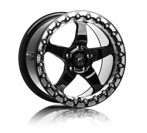 Forgestar D5 Beadlock 17x10 / 5x114.3 BP / ET00 / 5.5in BS Gloss Black Wheel