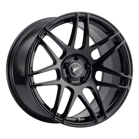 Forgestar F14 17x9 / 5x112 BP / ET35 / 6.4in BS Gloss Black Wheel