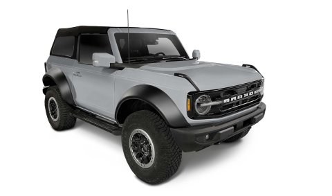 Bushwacker 21-22 Ford Bronco (2 Door) Extend-A-Fender Style Fender Flares - 4pc Smooth
