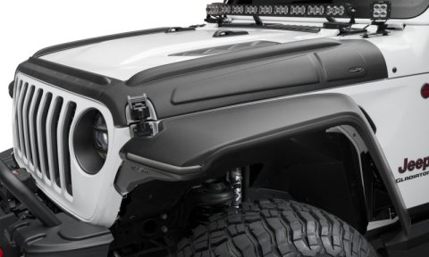 Bushwacker Trail Armor Hood Stone Guards 14131 TRAIL ARMOR, TRAIL ARMOR HOOD ARMOR