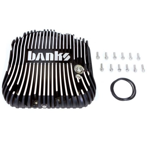 Banks Power 85-19 Ford F250/ F350 10.25in 12 Bolt Black Milled Differential Cover Kit
