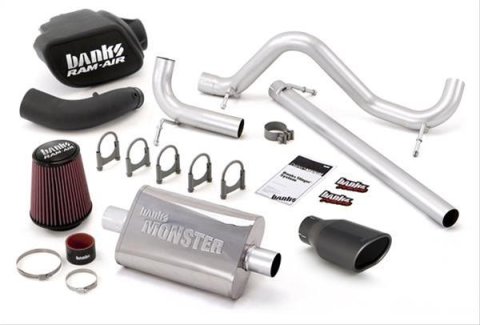 Banks Power 07-11 Jeep 3.8L Wrangler - 2dr Stinger Sys w/ AutoMind - SS Single Exhaust w/ Black Tip
