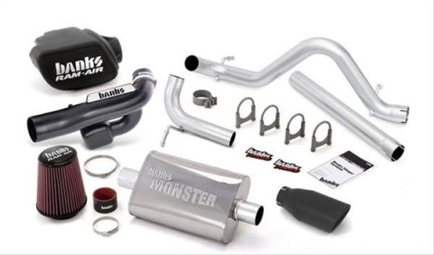 Banks Power 12-15 Jeep 3.6L Wrangler (All) 4dr Stinger Sys (no AutoMind) - SS Single Exh w/ Blk Tip