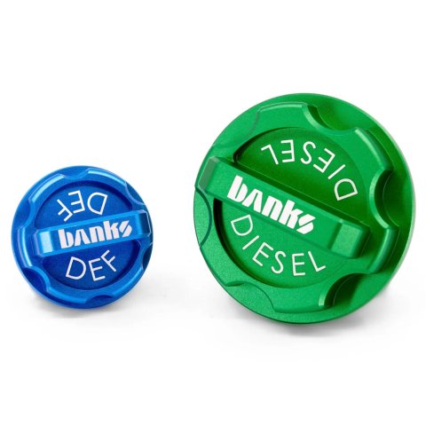Banks Power 19-23 RAM 1500 3.0L Revolver Billet Diesel and DEF Fuel Cap