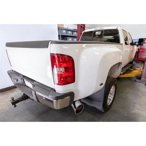 Banks Power Monster Exhaust Systems 49834 Systems, Monster, Particulate Filter Back, Single, Steel, Aluminized, Side Exit, Chrome Tip, Dual Rear Wheels, Chevy, GMC, 6.6L Diesel, Kit